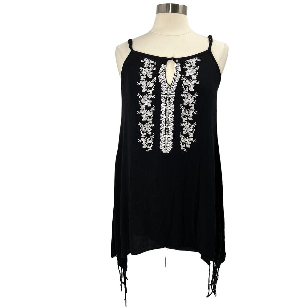 MORAL FIBER Bohemian Tunic Top SZ SM